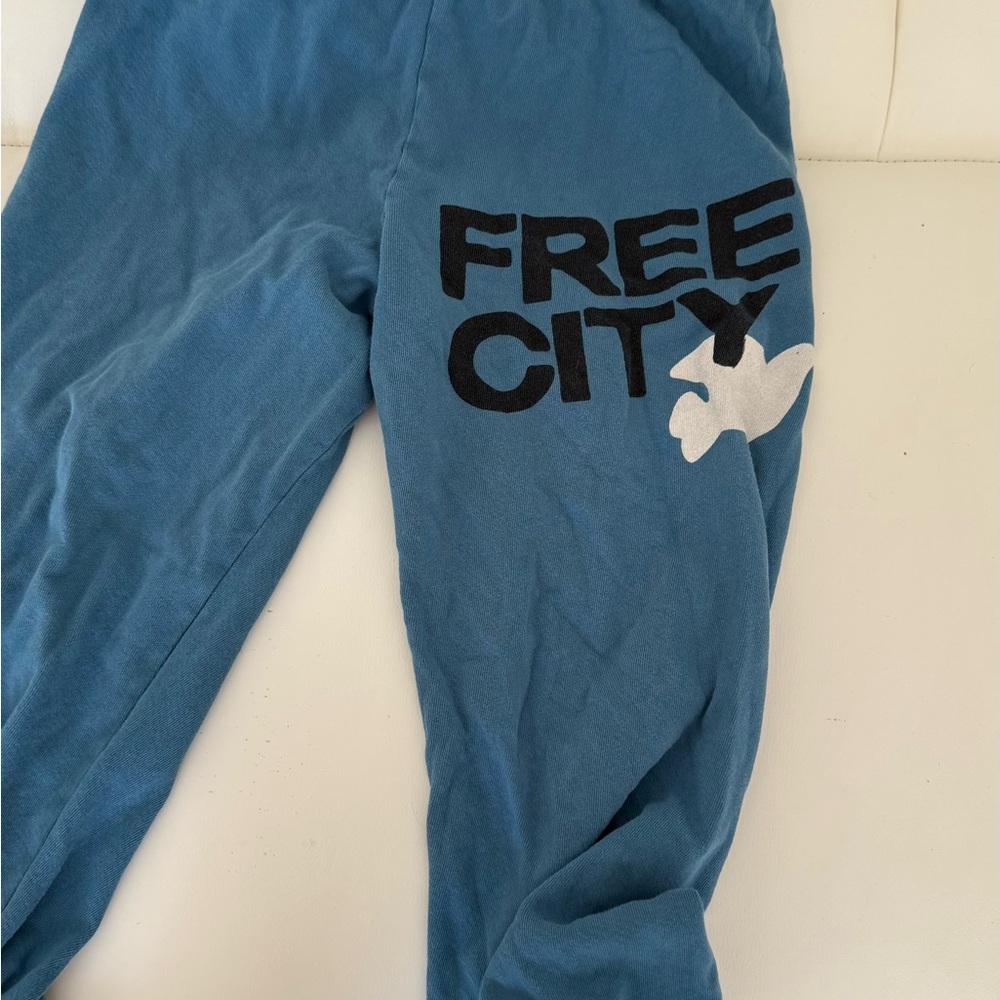 Freecity Blue Pants with Logo